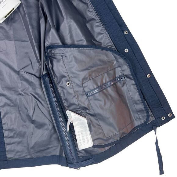 New Sempach Men US L Blue Jacket Hooded Coat Breathable Adjustable Windbreaker - Picture 11 of 16